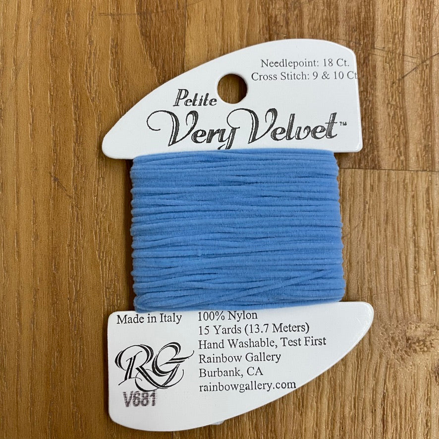 Petite Very Velvet V681 Sky Blue - KC Needlepoint