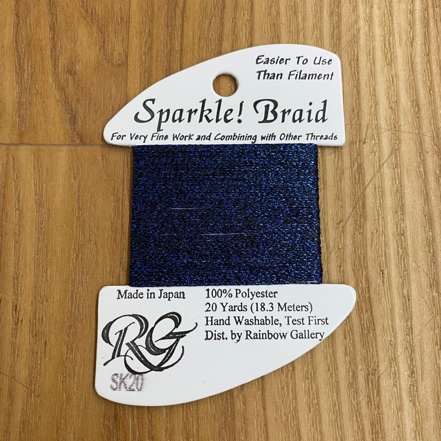 Sparkle Braid SK20 Midnight Blue - KC Needlepoint