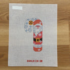 Bell Santa Candy Cane Canvas - KC Needlepoint