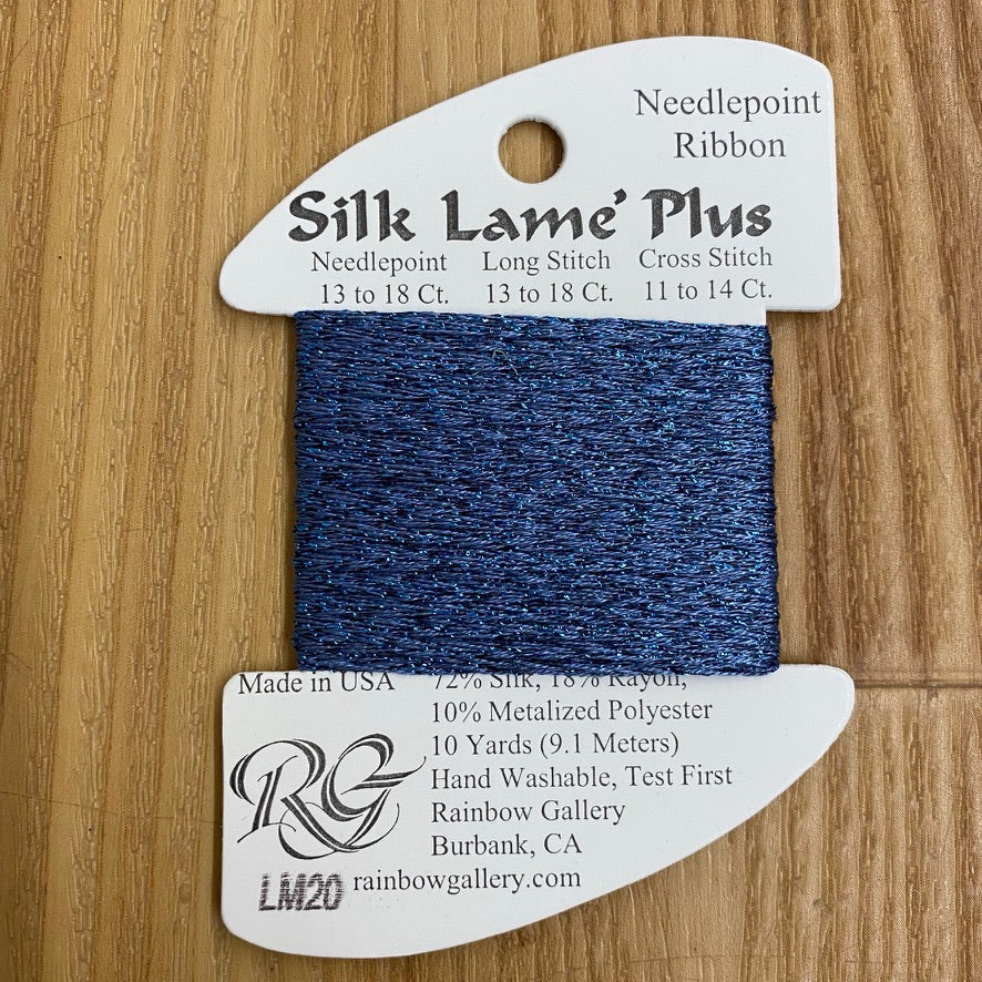 Silk Lamé Braid Plus LM20 Dark Antique Blue - KC Needlepoint