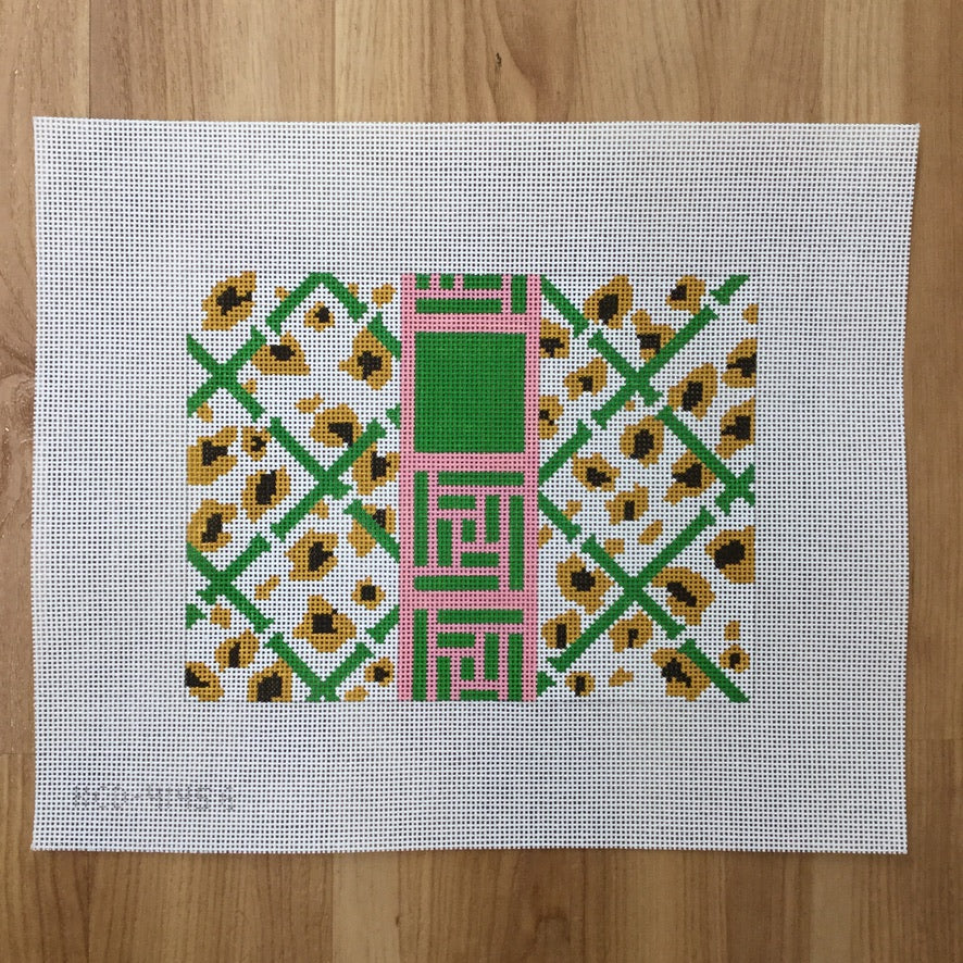 The Day Clutch Canvas - needlepoint