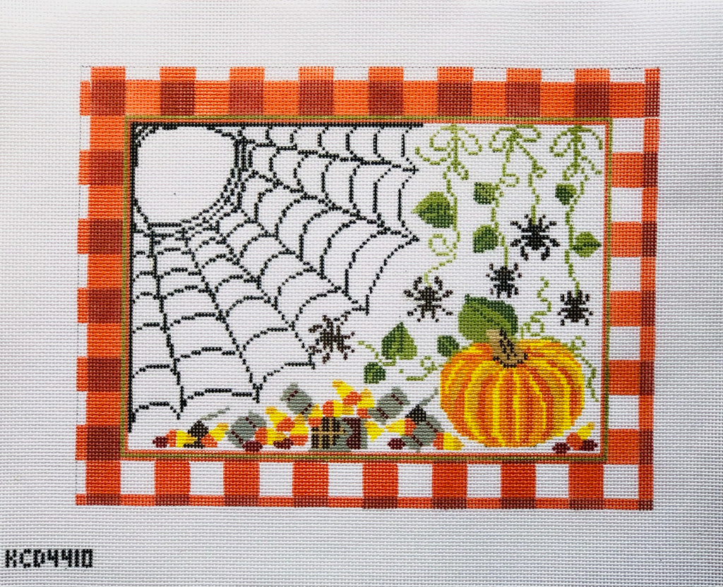 Monogram Halloween Canvas - KC Needlepoint