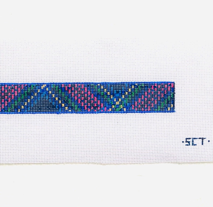 Tartan Headband Canvas - KC Needlepoint