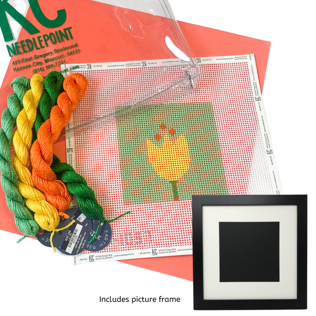 Tulip Beginner Needlepoint Kit - KC Needlepoint