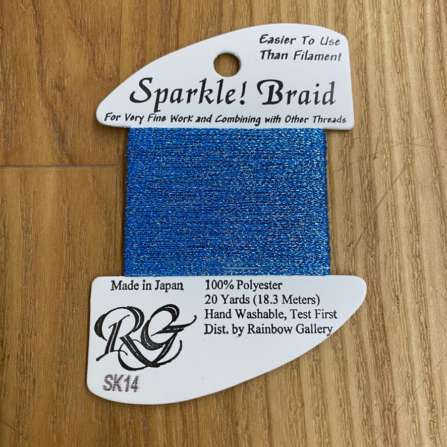 Sparkle Braid SK14 Medium Blue - KC Needlepoint