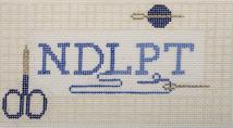NDLPT Blue Canvas - KC Needlepoint