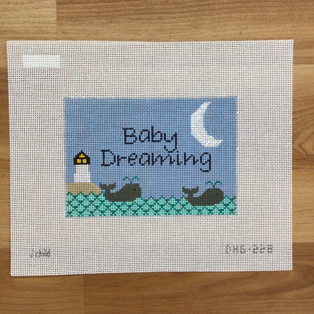 Lighthouse Baby Dreaming Canvas - KC Needlepoint