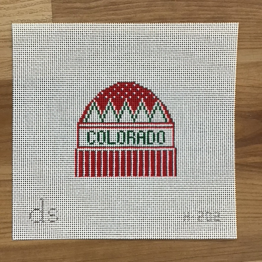 Colorado Hat Needlepoint Canvas - KC Needlepoint