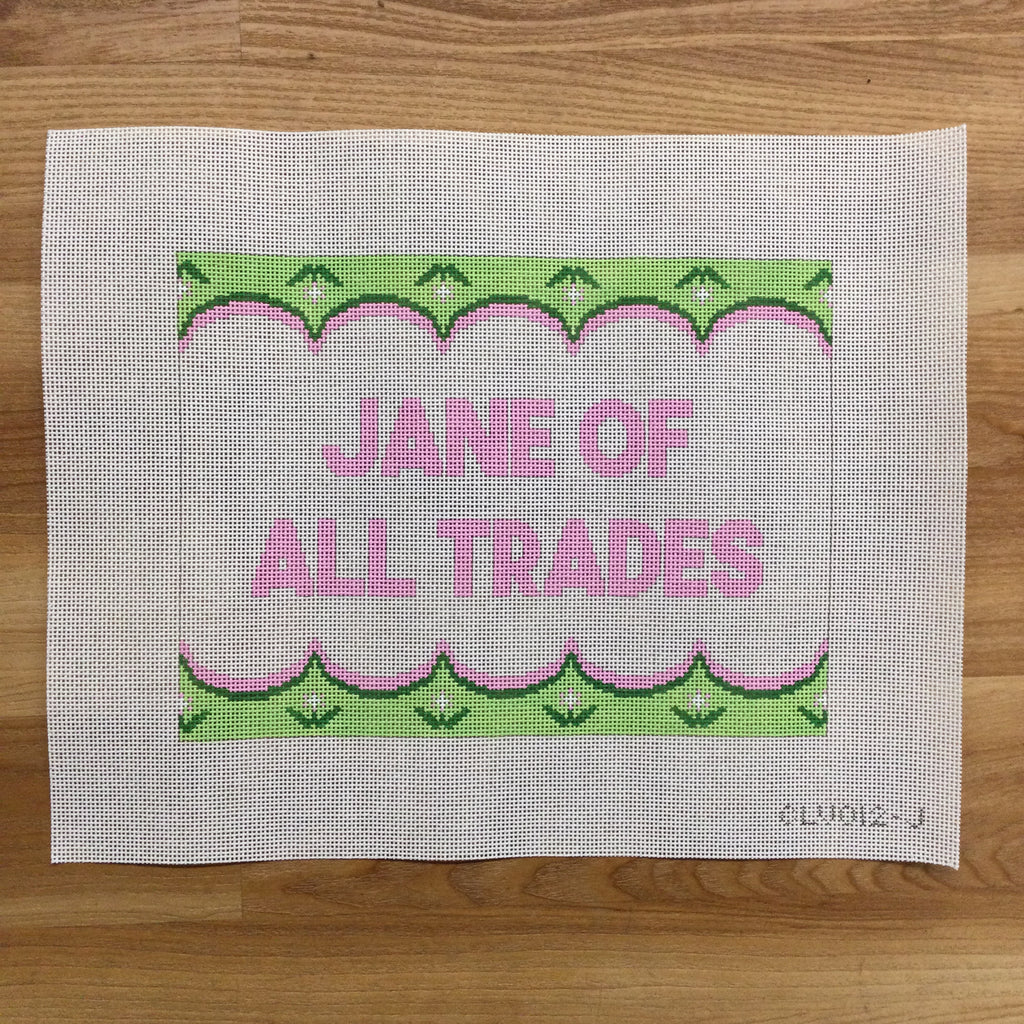 Jane of All Trades Canvas - KC Needlepoint