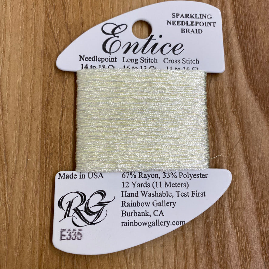 Entice E335 Yellow Iris - KC Needlepoint