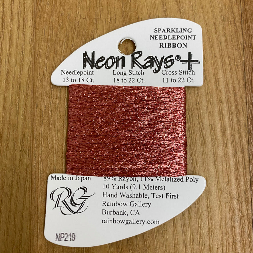 Neon Rays+ NP219 Dark Watermelon - KC Needlepoint