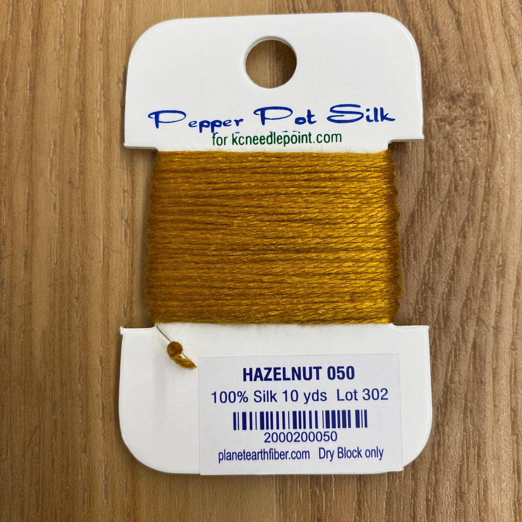 Pepper Pot Silk Card 050 Hazelnut - KC Needlepoint