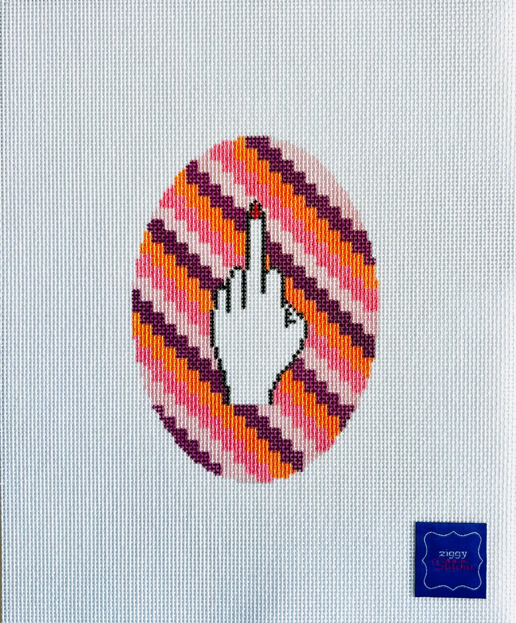 Hello Birdie Canvas - KC Needlepoint