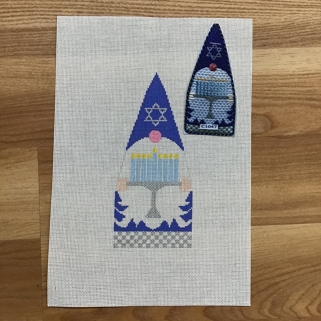Hanukkah Gnome Canvas - KC Needlepoint