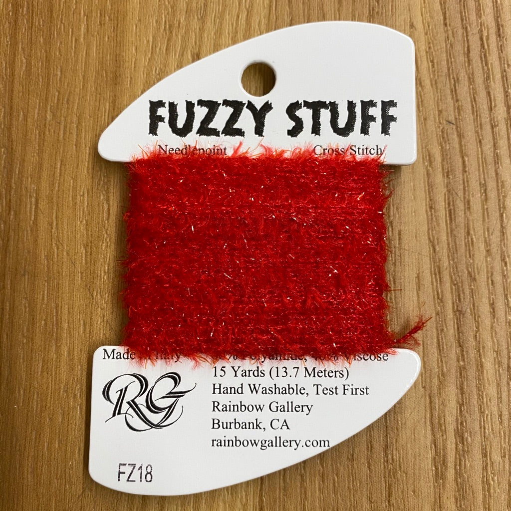 Fuzzy Stuff FZ18 Christmas Red - KC Needlepoint