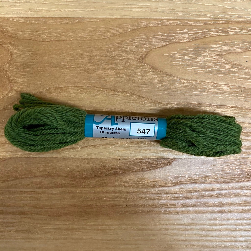 Appleton Tapestry Wool 547 Early English Green - needlepoint