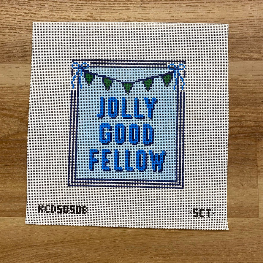 Jolly Good Fellow Canvas - KC Needlepoint