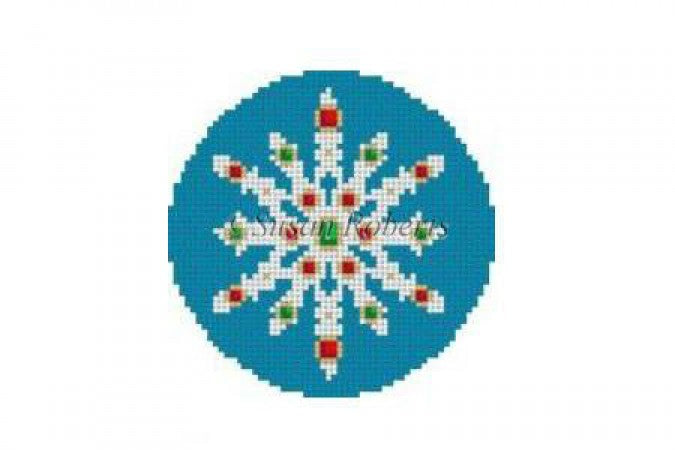Snowflake Canvas - KC Needlepoint