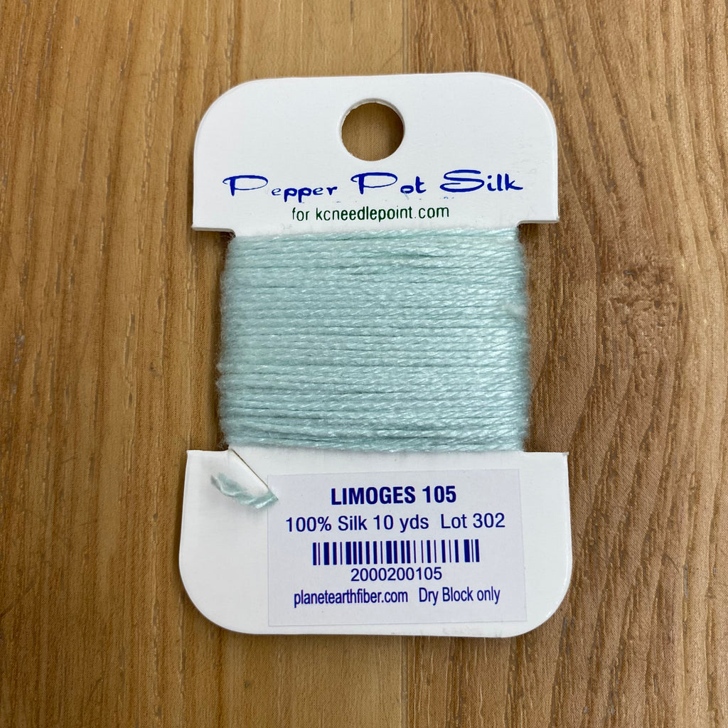 Pepper Pot Silk Card 105 Limoge - KC Needlepoint