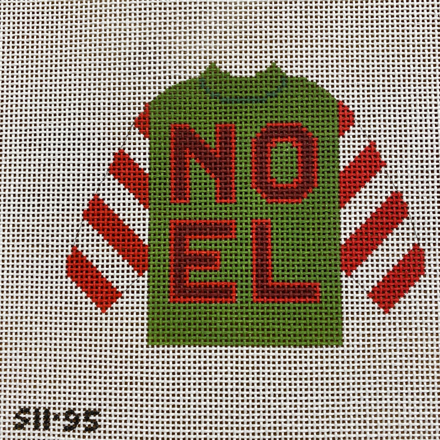 Noel Pullover Sweater Needlepoint Canvas - KC Needlepoint