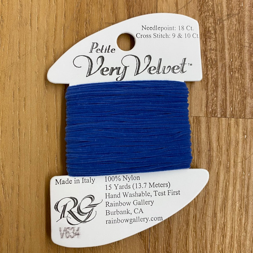 Petite Very Velvet V634 Brite Blue - KC Needlepoint