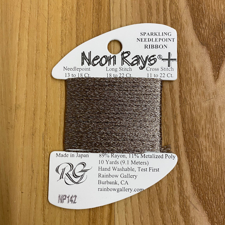 Neon Rays+ NP142 Elephant Gray | KC Needlepoint