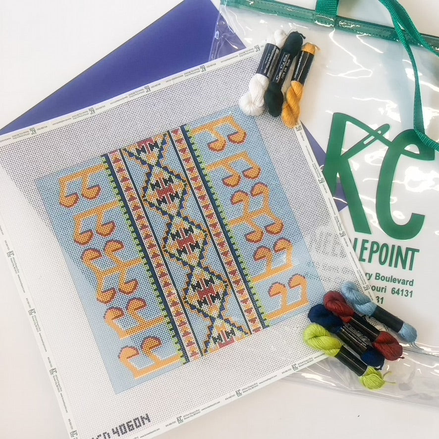 Arcadia Pillow  Kit - KC Needlepoint