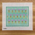 Thistles Pillow Canvas - KC Needlepoint