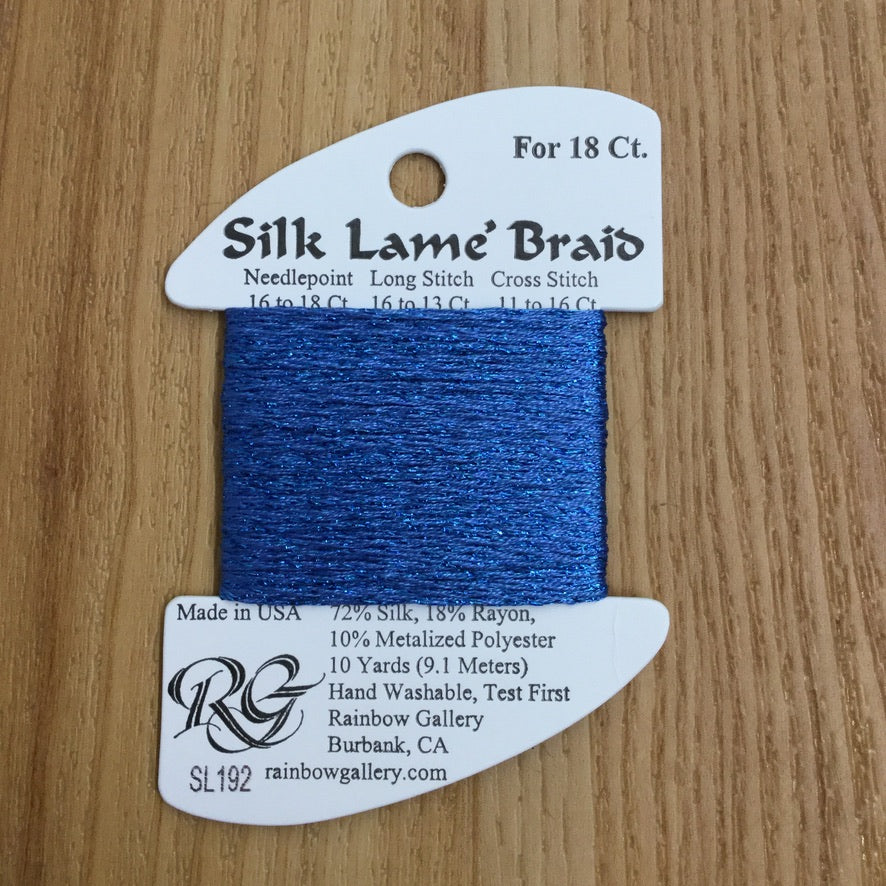 Silk Lamé Braid SL192 Bluebird - KC Needlepoint