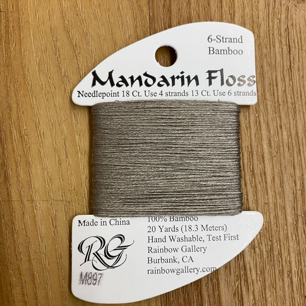 Mandarin Floss M897 Medium Taupe - KC Needlepoint