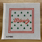 Merry Pillow Canvas - KC Needlepoint