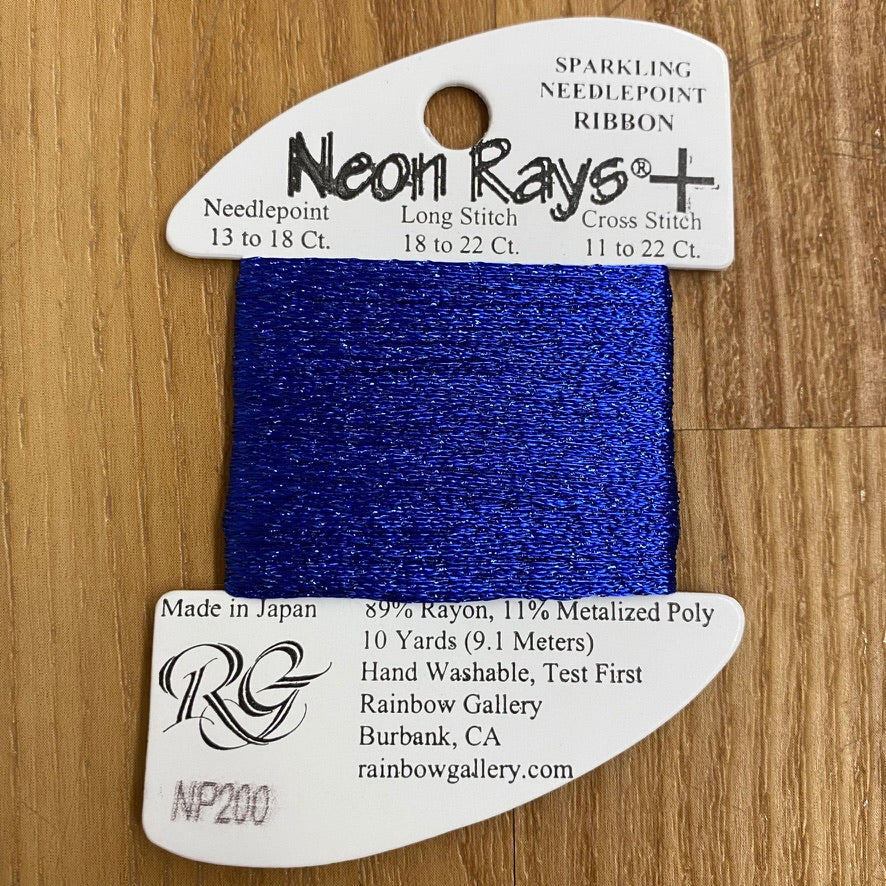 Neon Rays+ NP200 Imperial Blue - KC Needlepoint