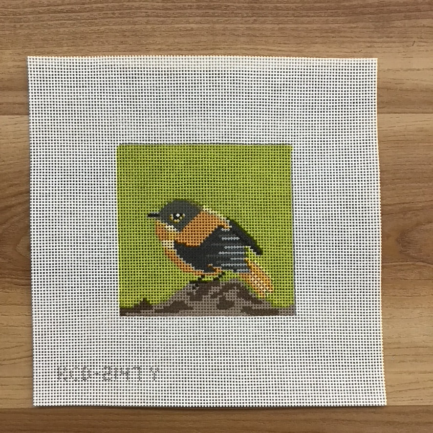 Yellow Bird Canvas - KC Needlepoint