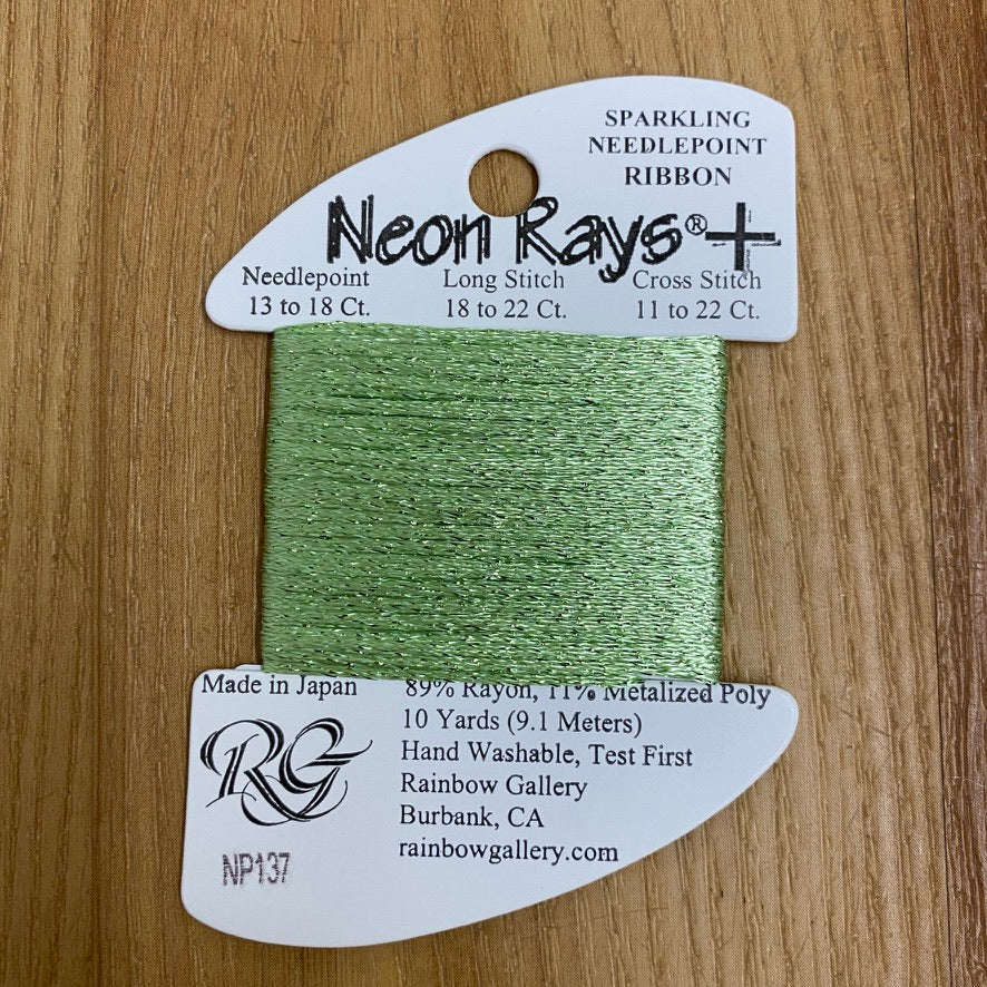 Neon Rays+ NP137 Limeade - KC Needlepoint