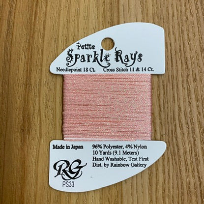 Petite Sparkle Rays PS33 Peach - needlepoint