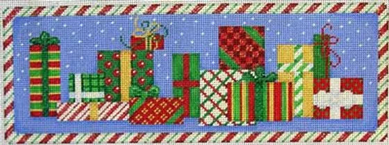 Gifts Bolster Canvas - KC Needlepoint