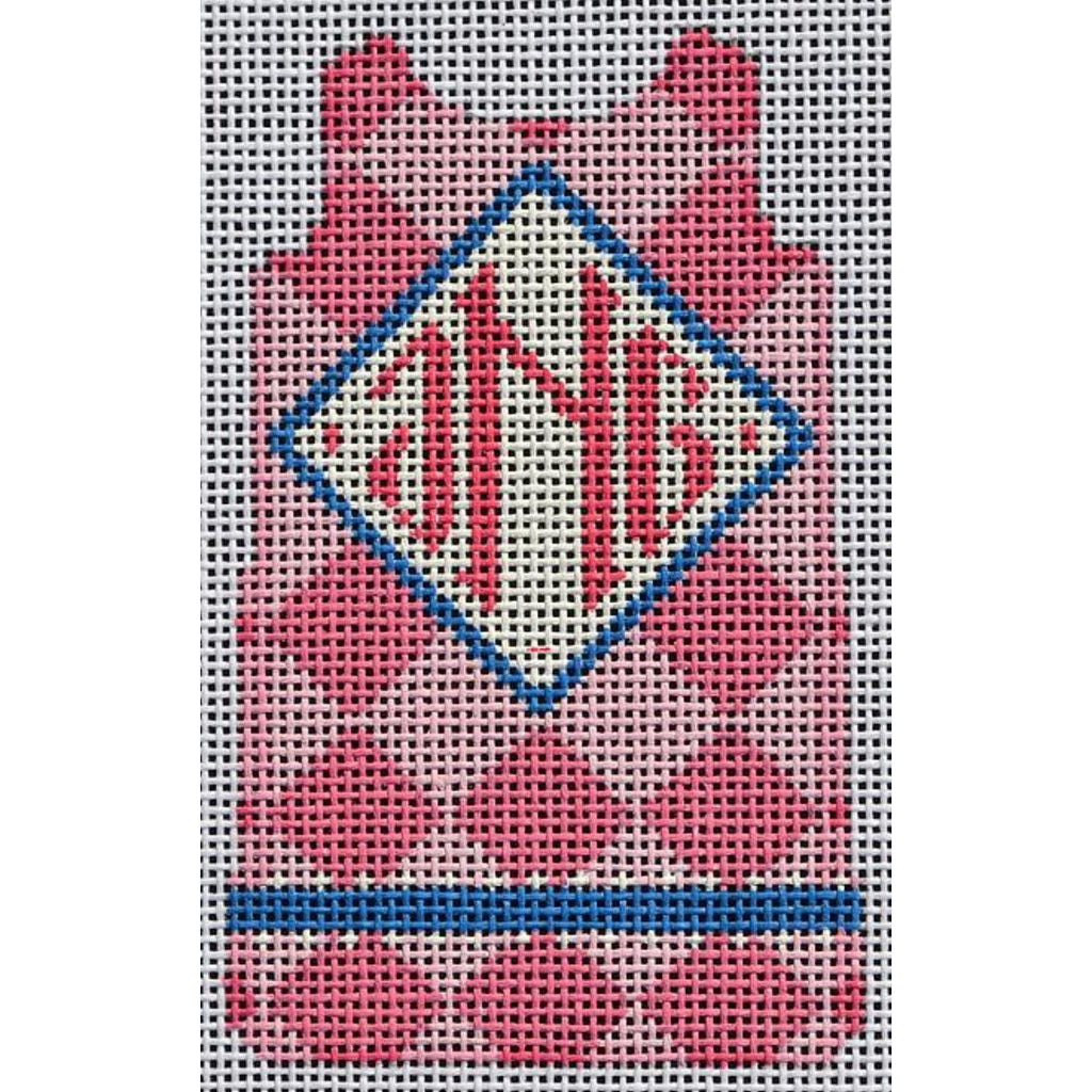 Pink Diamond Mini Shift Canvas - KC Needlepoint