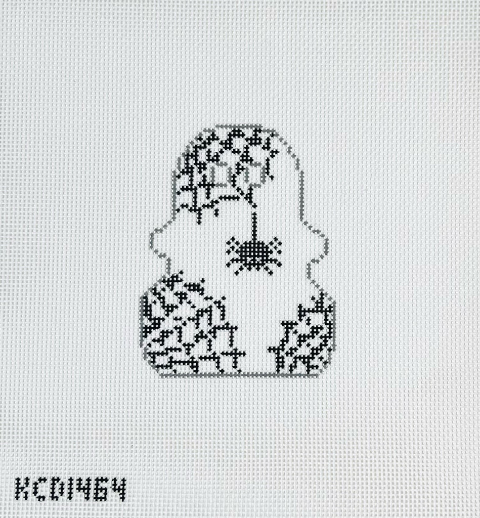 Spider Web Ghost Canvas - KC Needlepoint