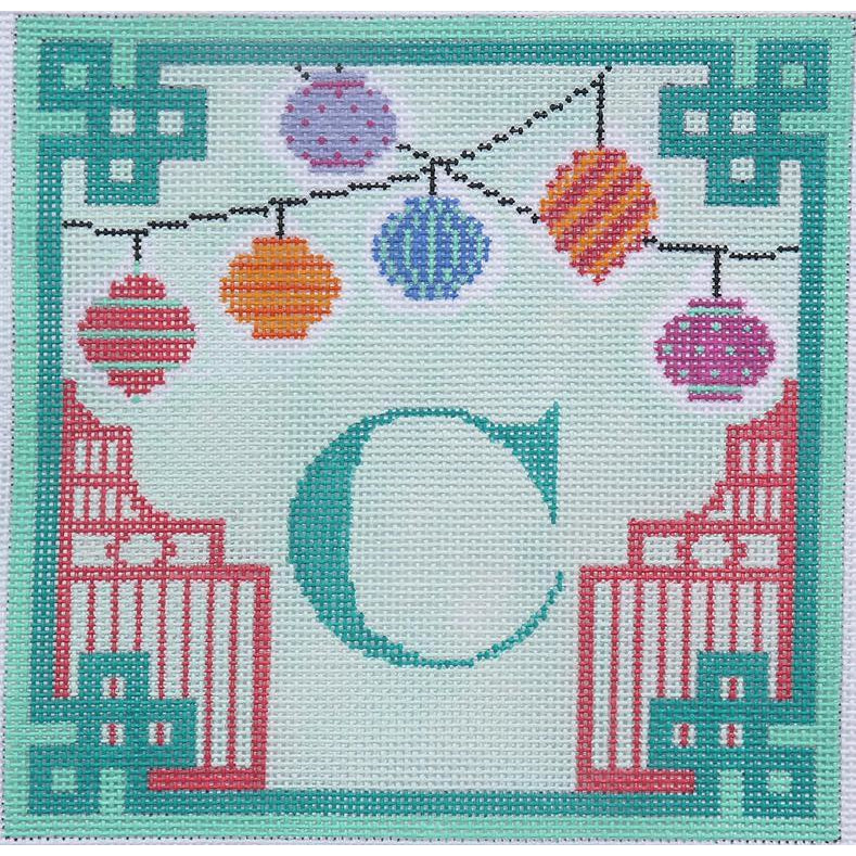 Chinese Paper Lanterns Needlepoint Canvas - KC Needlepoint