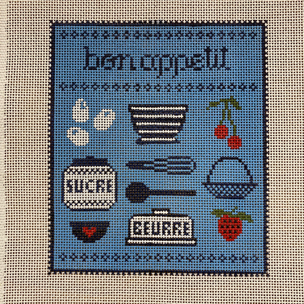 Bon Appetit Canvas - KC Needlepoint