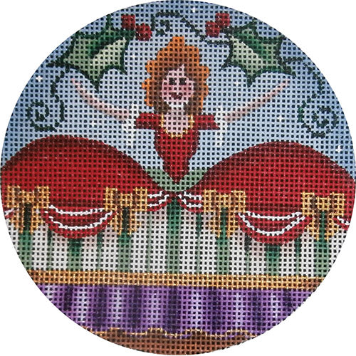 Mother Ginger Round Canvas - KC Needlepoint