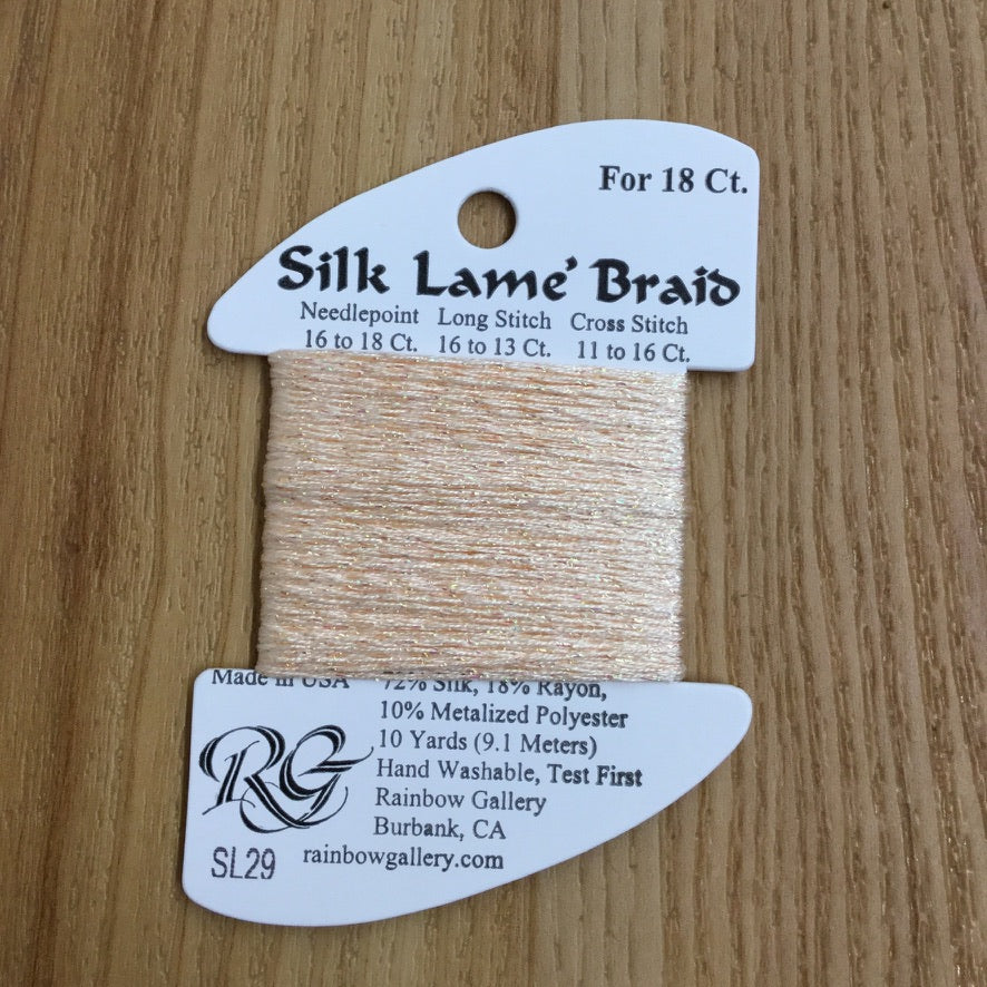 Silk Lamé Braid SL29 Chiffon - KC Needlepoint