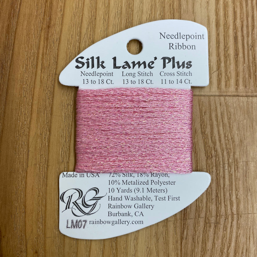 Silk Lamé Braid Plus LM07 Pink - KC Needlepoint