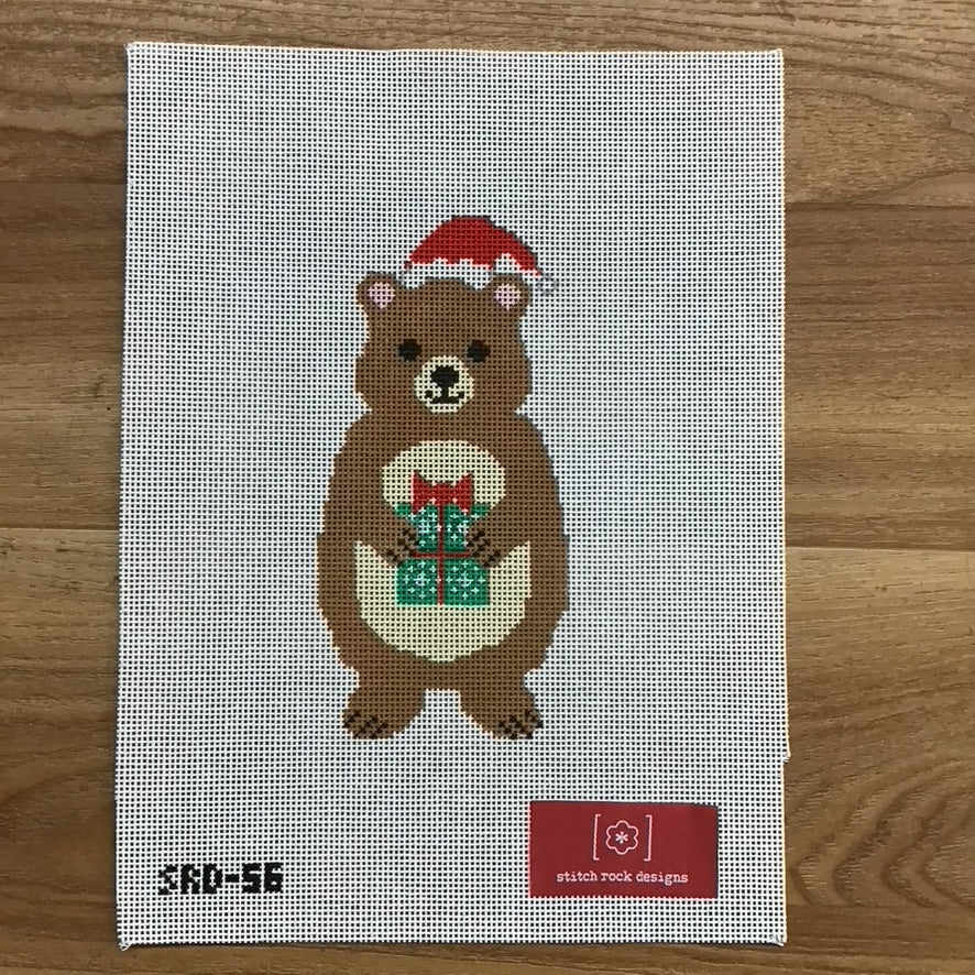 Benny the Bear Canvas - KC Needlepoint