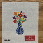 Farmers Market Flowers Canvas - KC Needlepoint