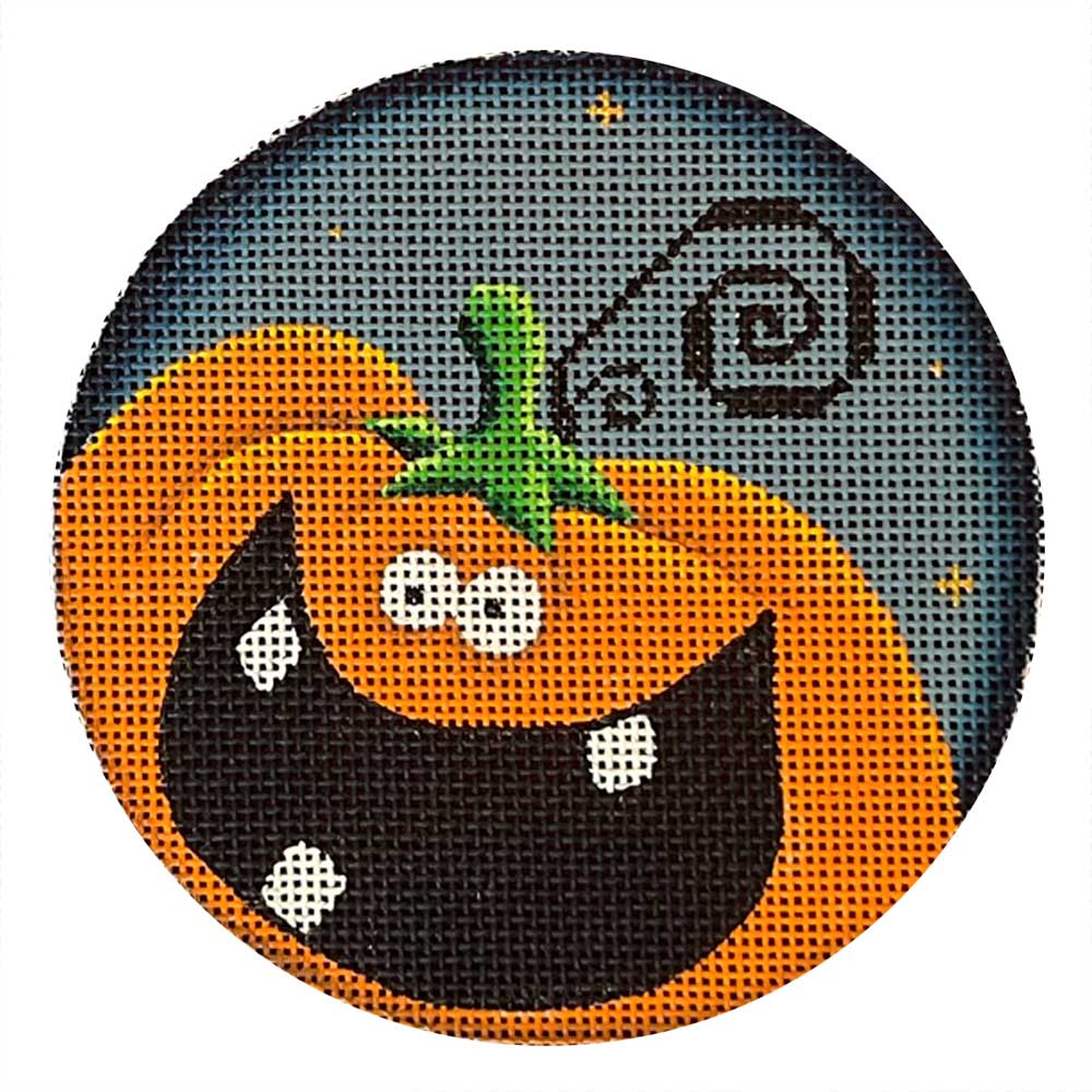 Not So Scary Round Canvas - KC Needlepoint