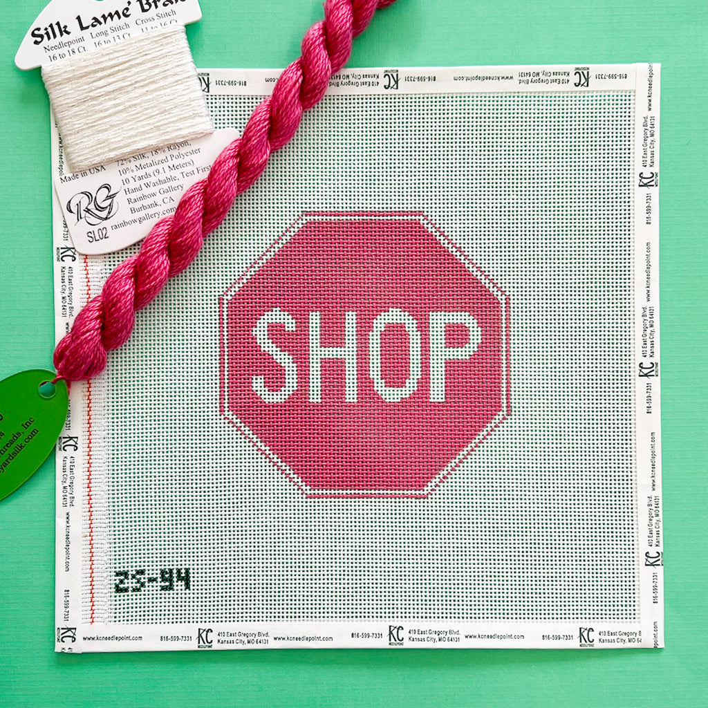Shop Sign Kit - KC Needlepoint