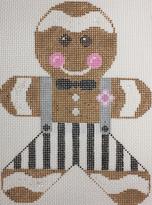Mini Gingerbread Groom Canvas - KC Needlepoint
