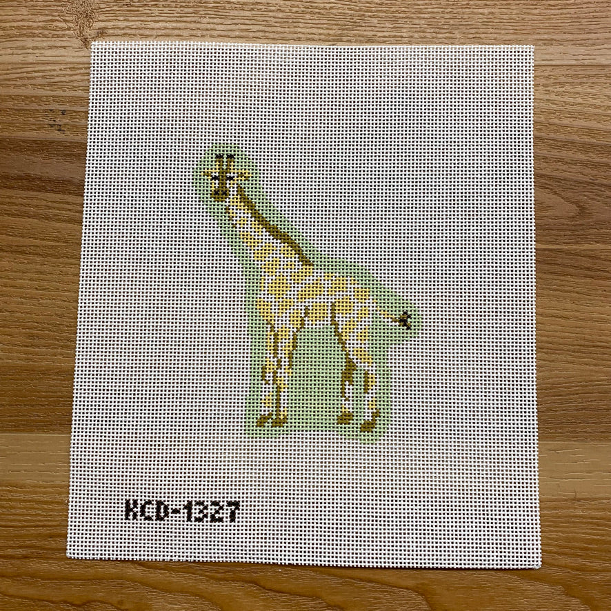 Giraffe Ornament Canvas - KC Needlepoint