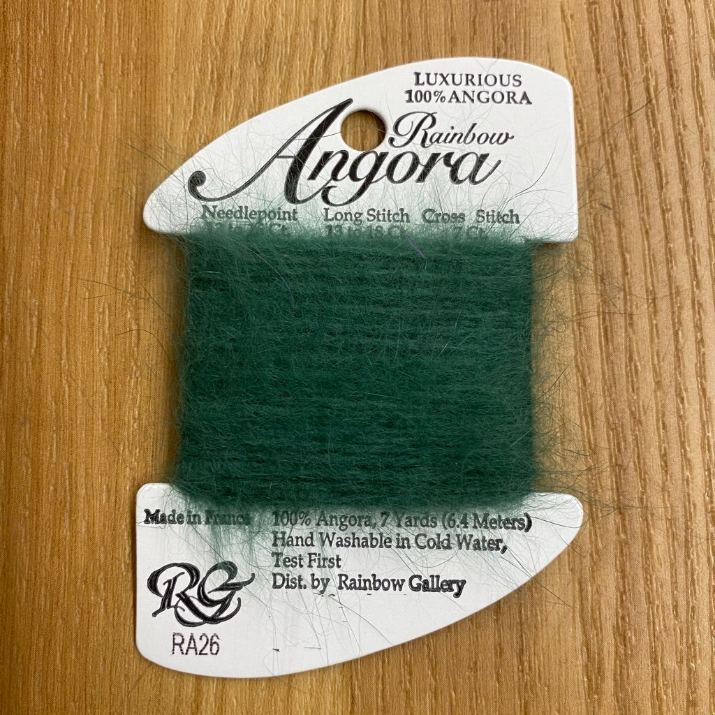 Rainbow Angora RA26 Evergreen - needlepoint